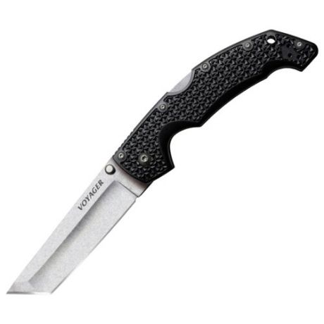 Нож складной Cold Steel Voyager Large Tanto черный