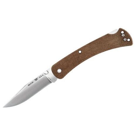 Нож складной BUCK 110 Slim Pro коричневый