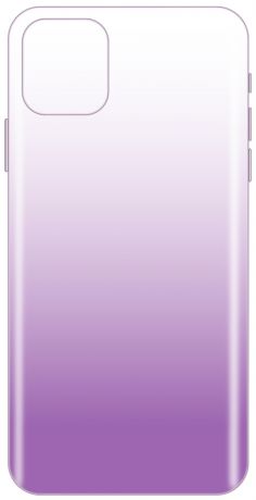Клип-кейс LuxCase iPhone 11 Pro Max прозрачный градиент Purple