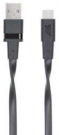 Riva PS6002 BK12 Type-C - USB 2.0 1.2м (черный)