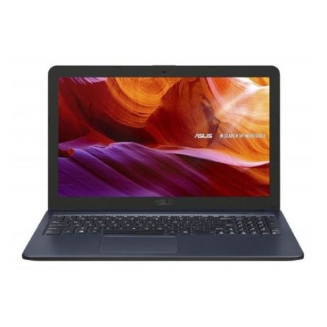 Ноутбук ASUS VivoBook A543UB-DM1432, 15.6", Intel Pentium 4417U 2.3ГГц, 8Гб, 256Гб SSD, nVidia GeForce Mx110 - 2048 Мб, Endless, 90NB0IM7-M21030, серый