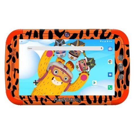 Детский планшет TURBO TurboKids Monsterpad 2, 1GB, 16GB, 3G, Android 8.1 оранжевый [pt00020520]