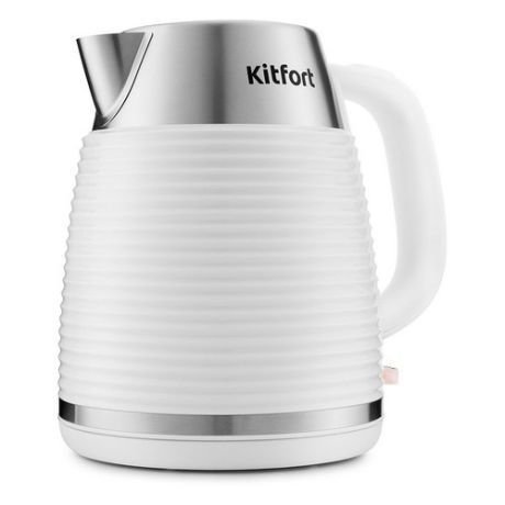 Чайник электрический KITFORT КТ-695-3, 2200Вт, белый