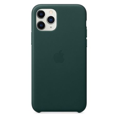 Чехол (клип-кейс) APPLE Leather Case, для Apple iPhone 11 Pro, темно-зеленый [mwyc2zm/a]