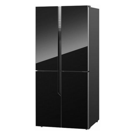 Холодильник HISENSE RQ-56WC4SAB, трехкамерный, черное стекло