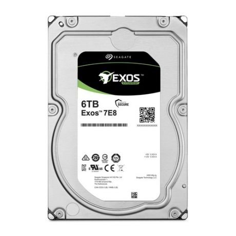 Жесткий диск SEAGATE Exos ST6000NM029A, 6Тб, HDD, SAS 3.0, 3.5"