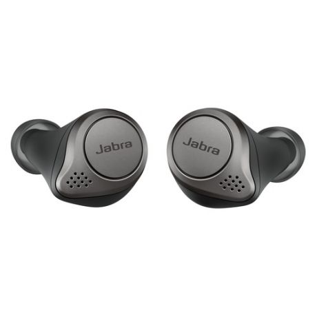 Наушники с микрофоном JABRA Elite 75t, Bluetooth, вкладыши, графит [100-99090000-60]