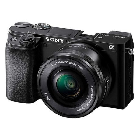 Фотоаппарат SONY Alpha A6100L kit ( 16-50 мм), черный [ilce6100lb.cec]