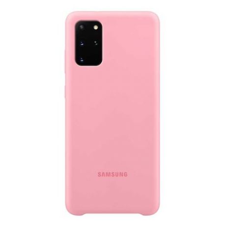 Чехол (клип-кейс) SAMSUNG Silicone Cover, для Samsung Galaxy S20+, розовый [ef-pg985tpegru]