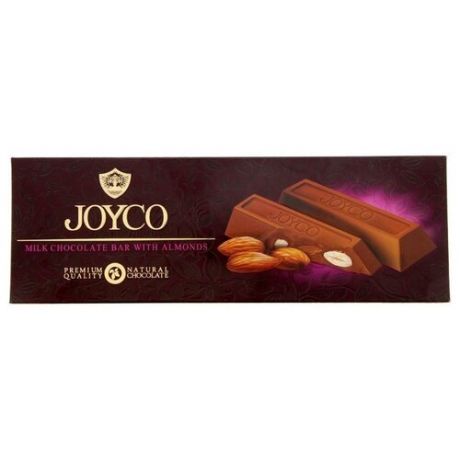 Шоколад Joyco молочный с миндалем