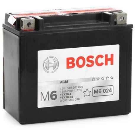 Мото аккумулятор Bosch M6 024