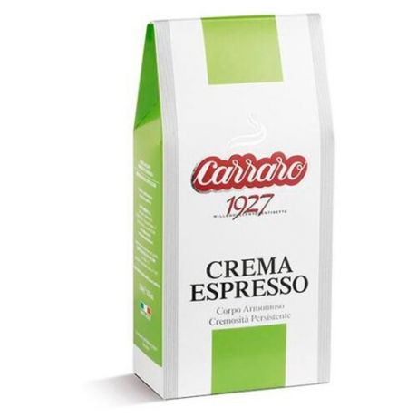 Кофе молотый Carraro Crema