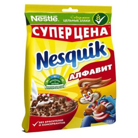 Готовый завтрак Nesquik Алфавит