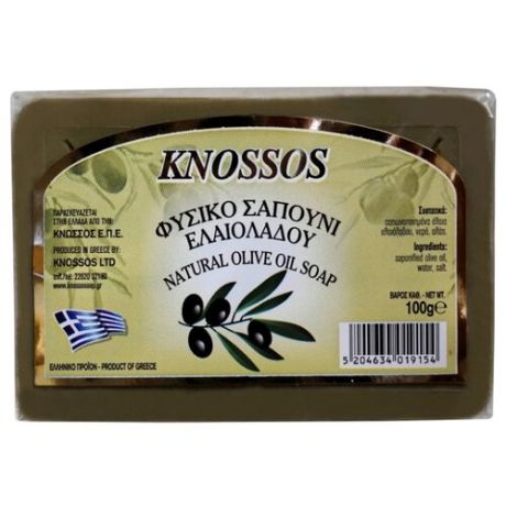 Мыло кусковое Knossos оливковое