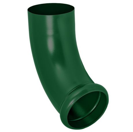 Отвод трубы Aquasystem D125/90 мм декорированный RAL 6005 зеленый