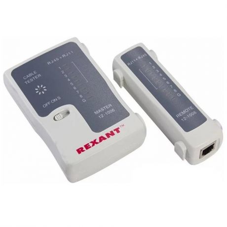 Тестер кабельный Rexant 12-1006 для RJ-45 и RJ-11