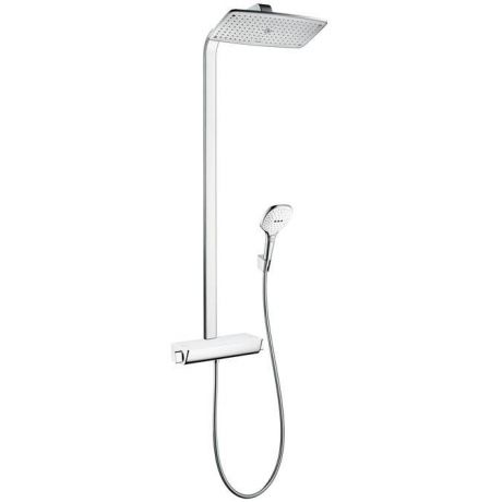 Душевая стойка Hansgrohe Raindance Select E 360 EcoSmart 27286400 белый/хром