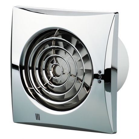 Вентилятор вытяжной Vents 125 Quiet энергосберегающий хром