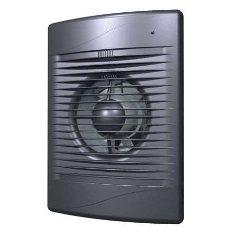 Вентилятор осевой вытяжной Standard 4C dark gray met темно-серый диаметр 100 мм