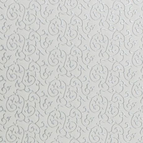 Декоративная панель МДФ Deco Лоза белый и серебро 101 2800х390 мм