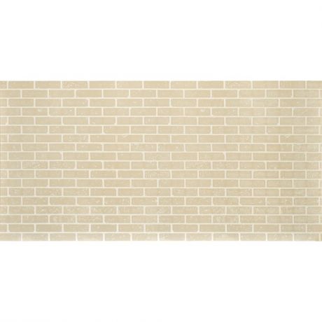 Стеновая панель МДФ Акватон Кирпич белый с тиснением 2440х1220 мм