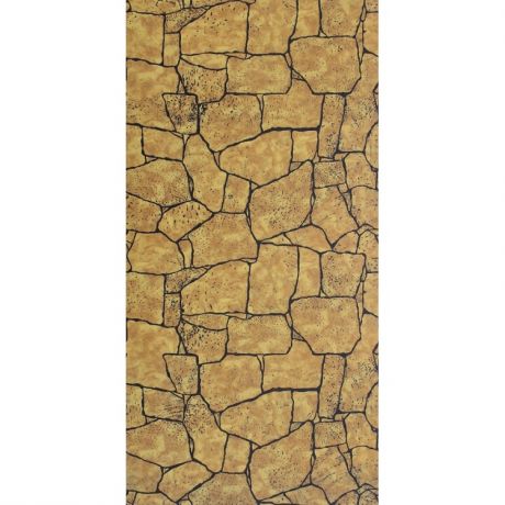 Стеновая панель МДФ Акватон Камень Камень Янтарный с тиснением 2440х1220 мм