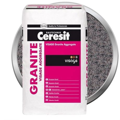 Наполнитель для декоративной штукатурки Ceresit CT 710 Visage Granite Aggregate Brasilia Rose 13 кг