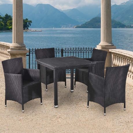 Комплект мебели Афина-Мебель Т246ST-Y189D-W5 черный