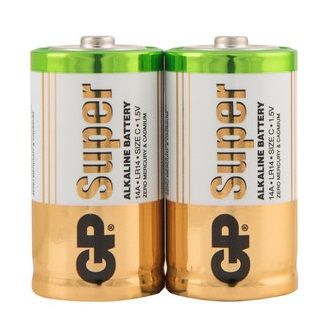 Батарейка алкалиновая GP Batteries Super Alkaline 14А C 2 шт.