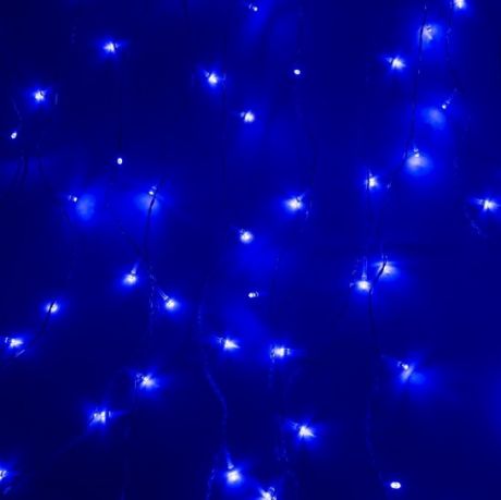 Гирлянда Neon-Night 235-053 Светодиодный дождь синий свет с динамикой 200х250 см