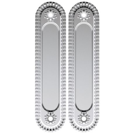 Ручка для раздвижных дверей Armadillo SH010/CL SILVER-925 серебро 925