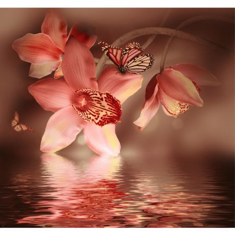 Фотообои виниловые на флизелиновой основе Decocode Эльфийские цветы 31-0068-FR 3х2,8 м