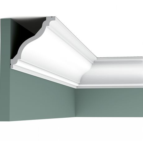 Карниз потолочный полиуретановый Orac Decor Luxxus C333F 2000х111х122 мм