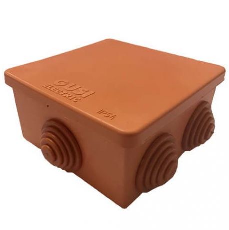 Коробка распределительная Gusi С3В76 Нг Евро оранжевая IP54 70х70х40 мм