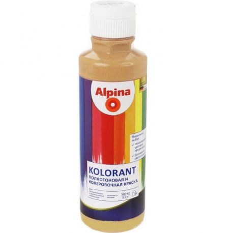 Колер-краска Alpina Kolorant Ocker охра 0,5 л
