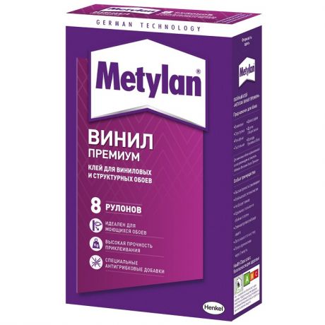 Клей обойный Metylan Винил Премиум без индикатора 250 г