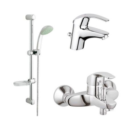 Комплект смесителей для ванной Grohe Eurosmart 117921