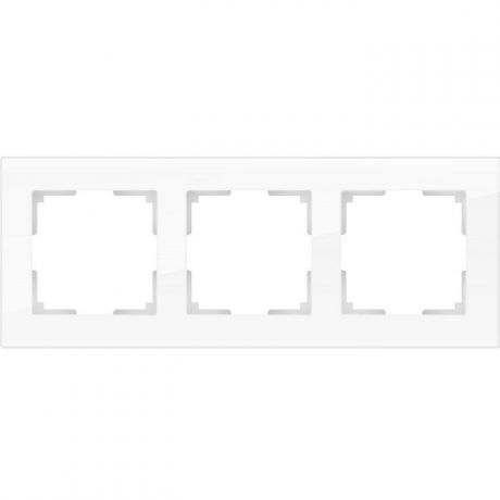Рамка трехместная Werkel Favorit WL01-Frame-03 белая