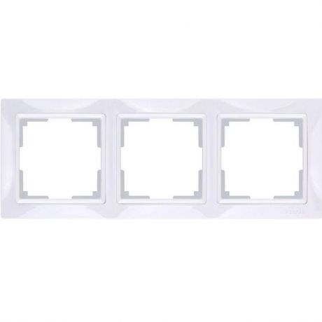 Рамка трехместная Werkel Snabb Basic WL03-Frame-03 белая