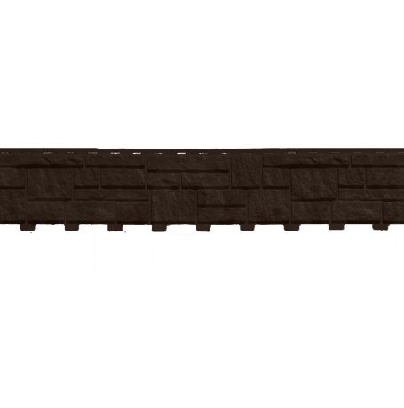 Панель фасадная Tecos Натуральный камень коричневая 3260х300 мм