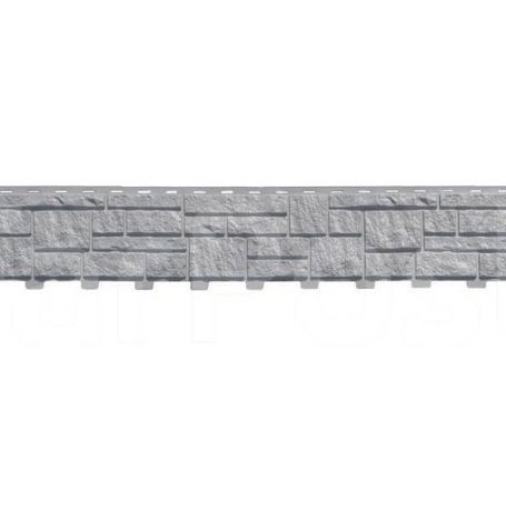 Панель фасадная Tecos Натуральный камень серая 3260х300 мм