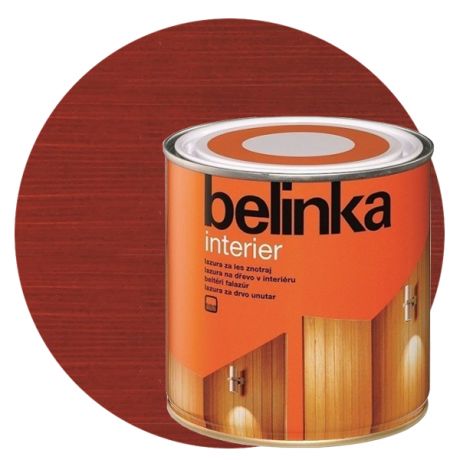 Пропитка для древесины Belinka Interier № 71 Кораллово-красный 0,75 л