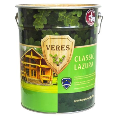 Пропитка для древесины Veres Classic Lazura № 1 бесцветная 20 л