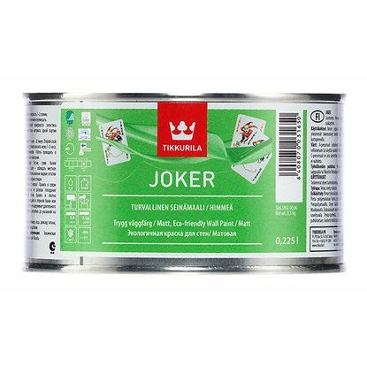 Краска интерьерная Tikkurila Joker база C матовая 0,225 л