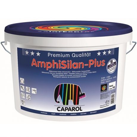 Краска фасадная Caparol AmphiSilan-Plus BAS 3 матовая 9,4 л