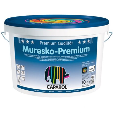 Краска фасадная Caparol Muresko Premium BAS 1 белая 10 л