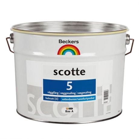 Краска для стен и потолков Beckers Scotte 5 BAS A 2,7 л