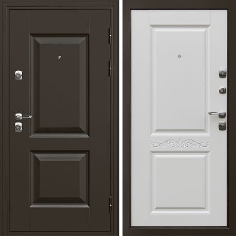Дверь входная металлическая Дверной Континент Гранд правая 960x2050 мм белая