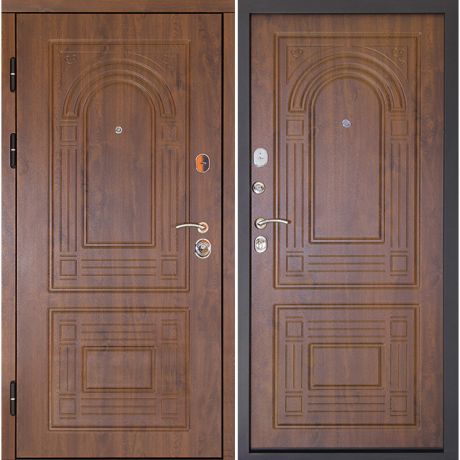 Дверь входная металлическая Дверной Континент Флоренция левая 960x2050 мм Золотой дуб