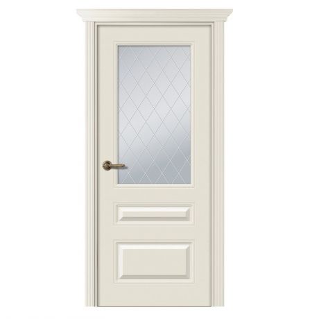 Дверное полотно Belwooddoors Роялти Жемчуг стекло мателюкс 2000х800 мм